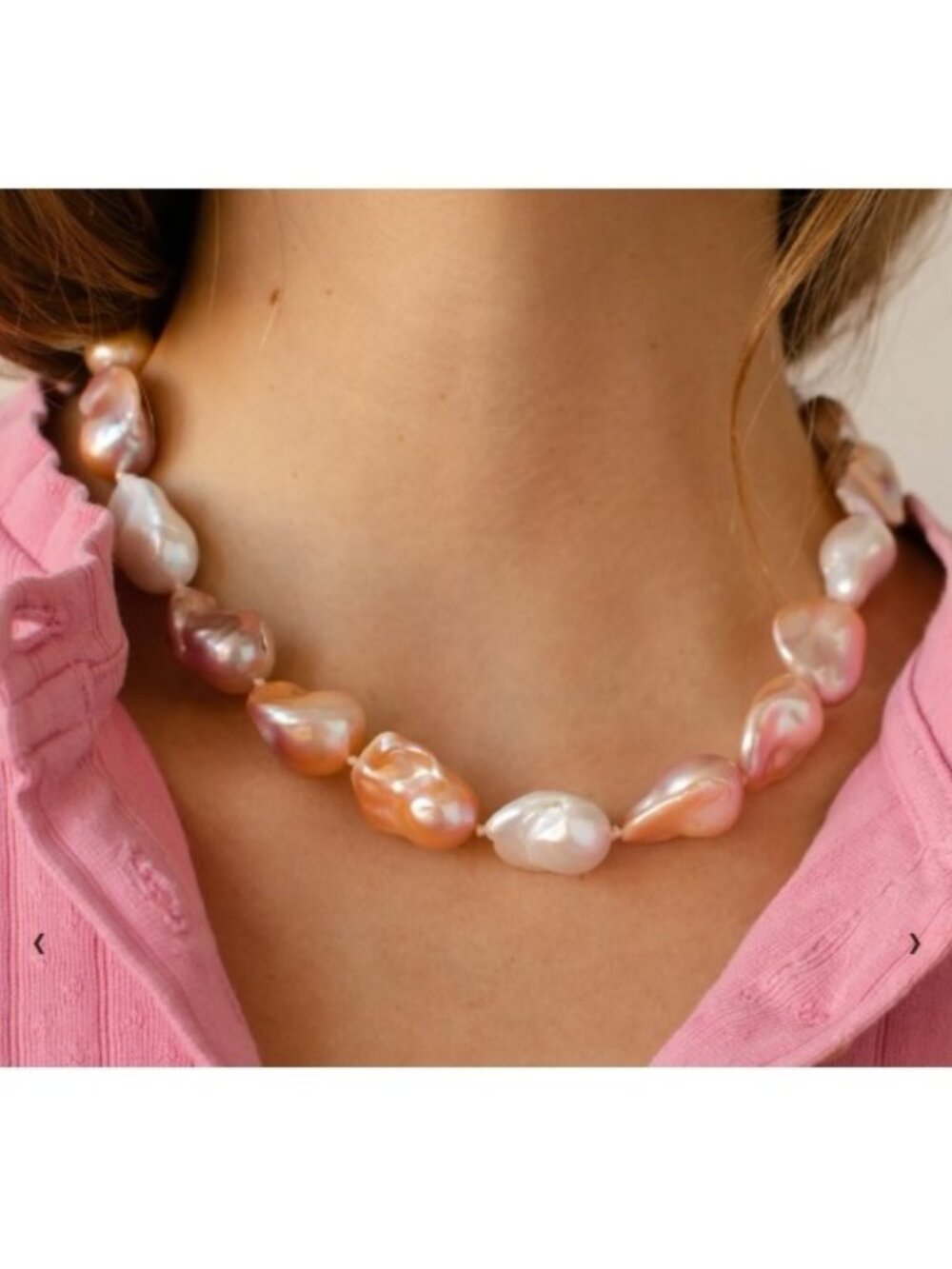 💯 BuableBar Teagan Multi-Color Pearl Necklace 💯